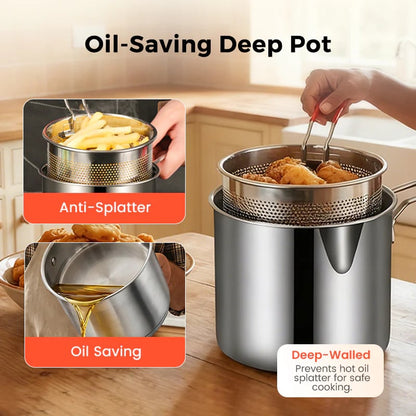 Multifunctional Stainless Steel Fryer