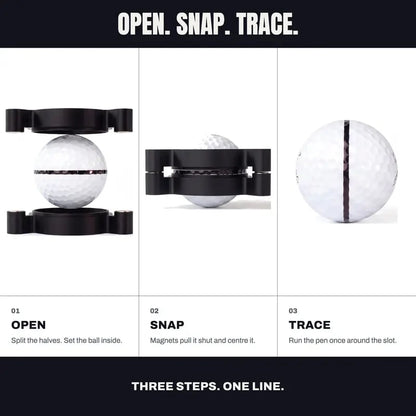 The Halo — 360° Golf Ball Line Marker