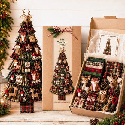 🔥 SPECIAL OFFER |🎄Beginner-Friendly DIY Oversized Patchwork Christmas Tree Door Hanging Kit💕