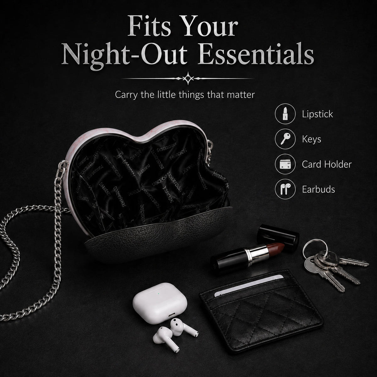 🔥Gothic Heart Eye Statement Crossbody Bag