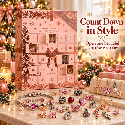 🎀 24-Day Jewelry Advent Calendar – Daily Mystery Charms & Holiday Surprises ✨🎄 5