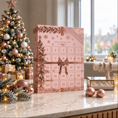 🎀 24-Day Jewelry Advent Calendar – Daily Mystery Charms & Holiday Surprises ✨🎄 1