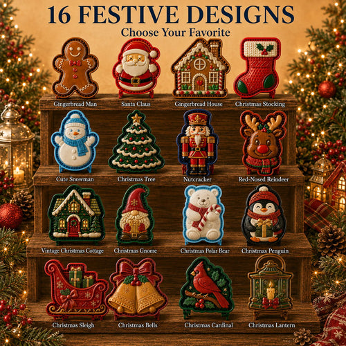 🎄16pcs-Design Christmas Mini Pie Mold Collection🥧