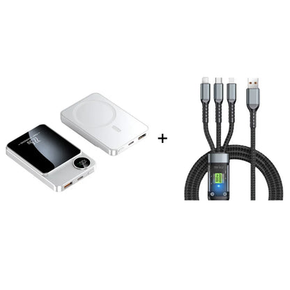 🔋✨Professional Magnetic Charger for Travelers & Professionals 🧲| 22.5W Wired & 15W Wireless | 10,000 mAh | Fast Delivery💥