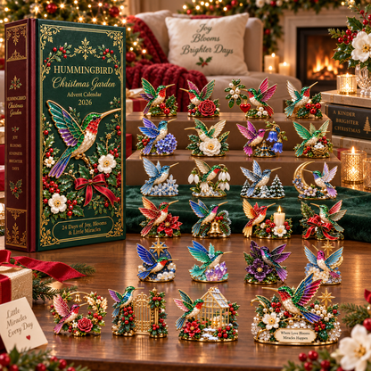 🎁24 Days of Joy in Bloom — Hummingbird Christmas Garden Advent Calendar 2026
