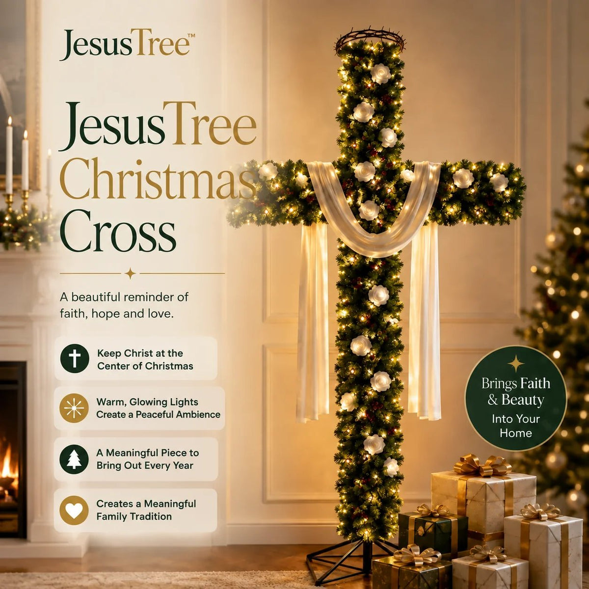 JesusTree™ Christmas Cross