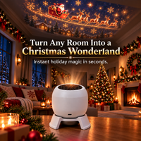 🎄 Magical Christmas Projection Night Light – Transform Any Room Into A Holiday Wonderland