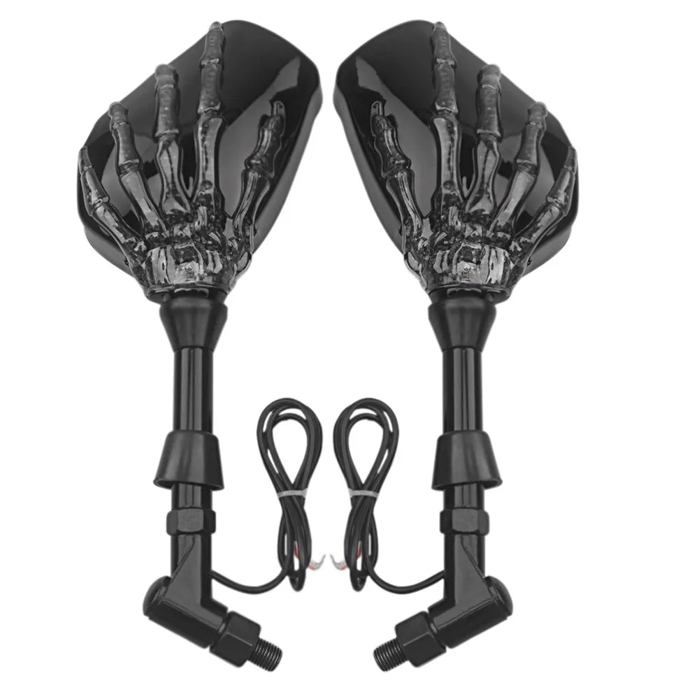 LED ghost claw rearview mirror