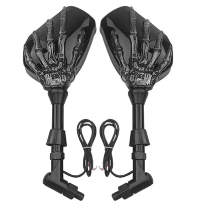 LED ghost claw rearview mirror