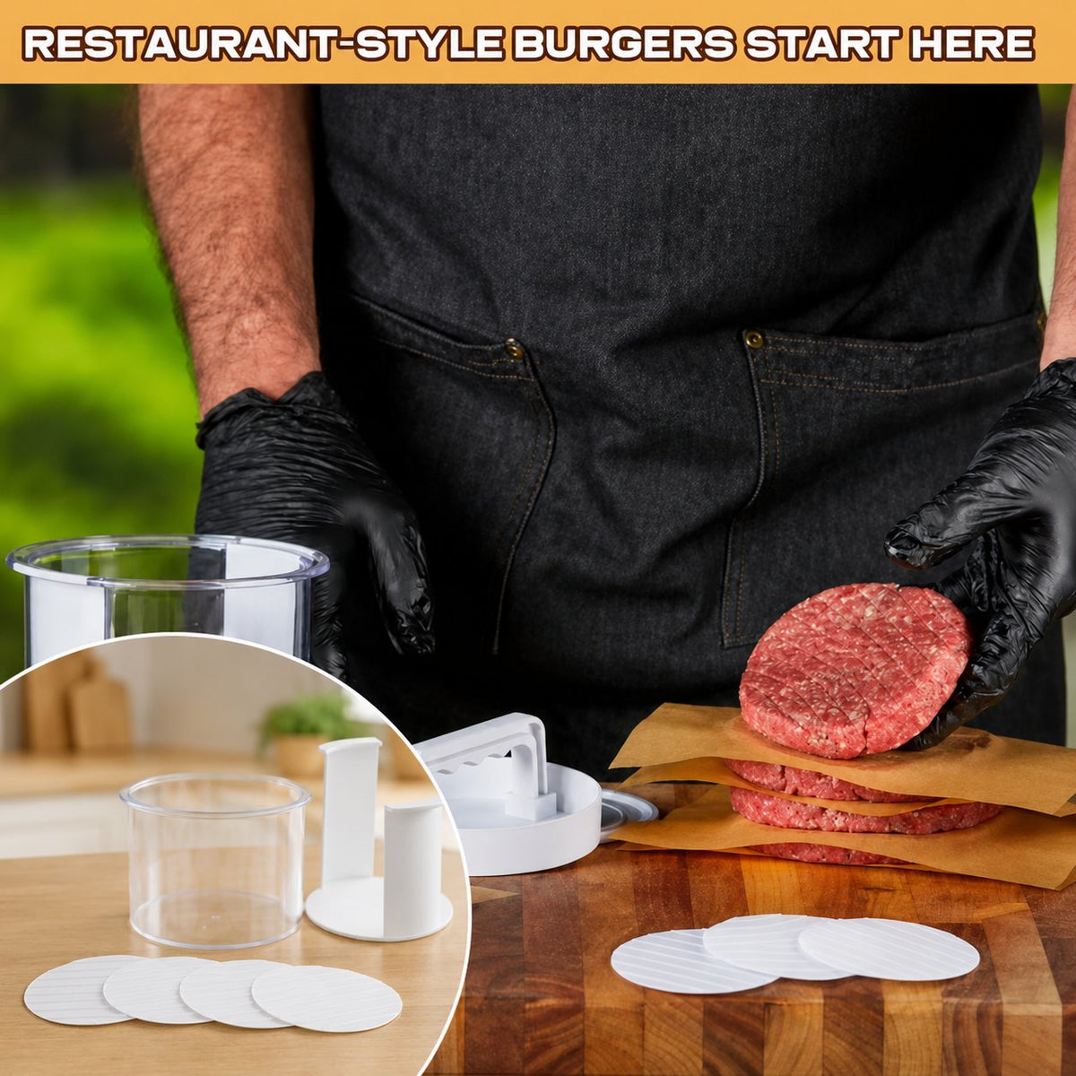 🔥HOT SALE 49% OFF🍔Burger Patty Maker for Easy Homemade Burgers