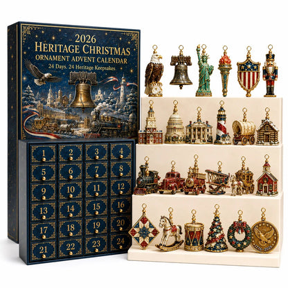 🔥Last 30pcs✨⏰ Limited anniversary edition✨50% OFF!🔥America 250th Anniversary Heritage Christmas Advent Calendar