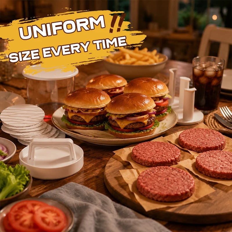 🔥HOT SALE 49% OFF🍔Burger Patty Maker for Easy Homemade Burgers