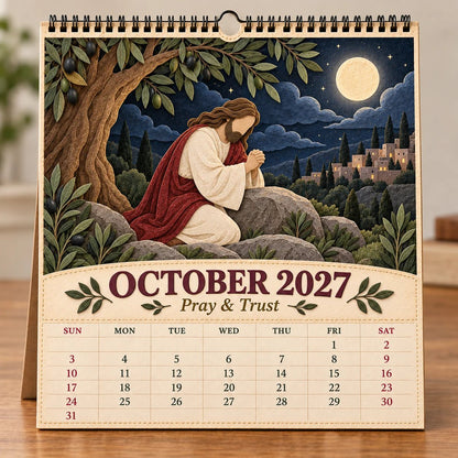 🔥 SPECIAL OFFER |✝️ 2027 Walking With Jesus Wall Calendar