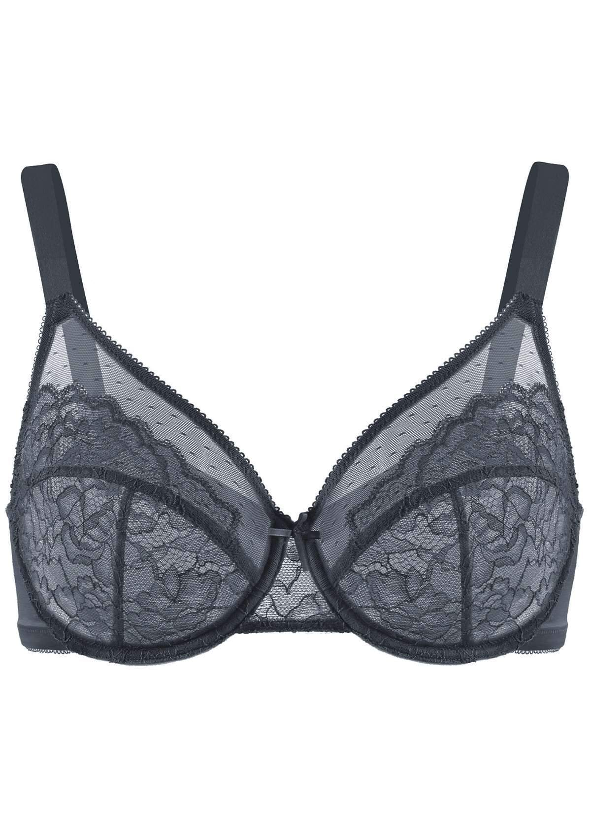 Unlined Comfort Unpadded Full Coverage Underwire Minimizer Bra