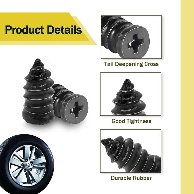 Last Day 49% OFF🚗Tire Repair Rubber Nails Kit