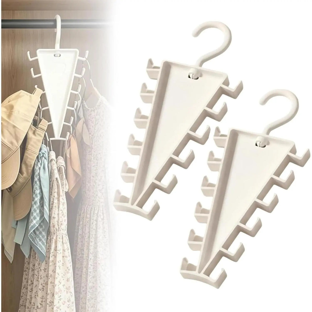 ⏰LAST DAY 50% OFF - V-Shaped Double-Sided Closet Organizer Hanger