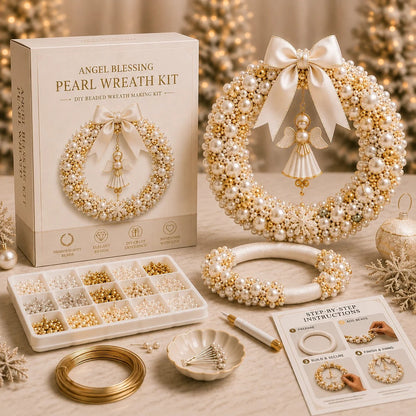 Christmas Pearl Wreath DIY Kit