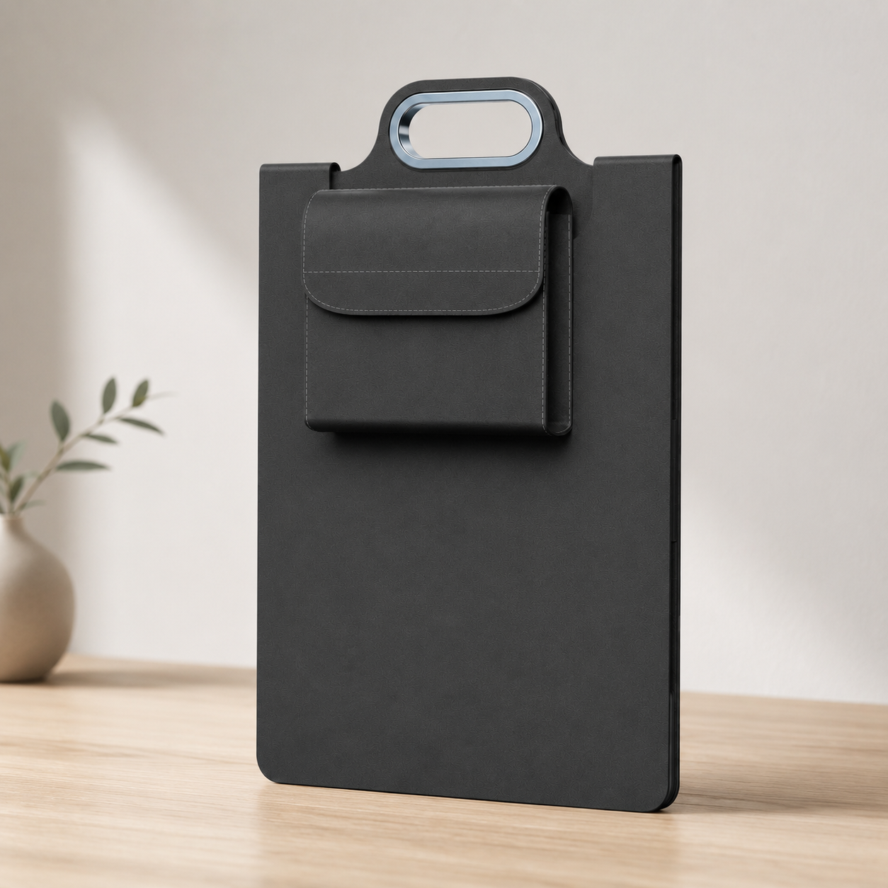 The All-In-One Mobile Workstation Sleeve | Built-In 15W Multi-Device Wireless Charger, Ergonomic Laptop Stand & Mousepad (Fits up to 16")