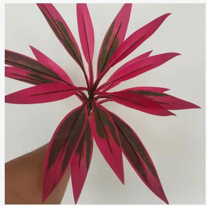 Pink and Purple Artificial Garden Plants - 2 Pieces