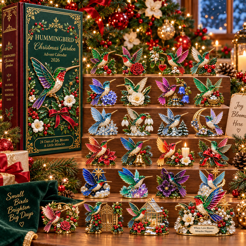 🎁24 Days of Joy in Bloom — Hummingbird Christmas Garden Advent Calendar 2026