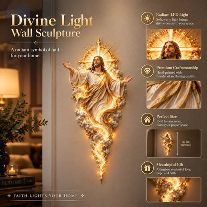 Light of the World Jesus Wall Sculpture