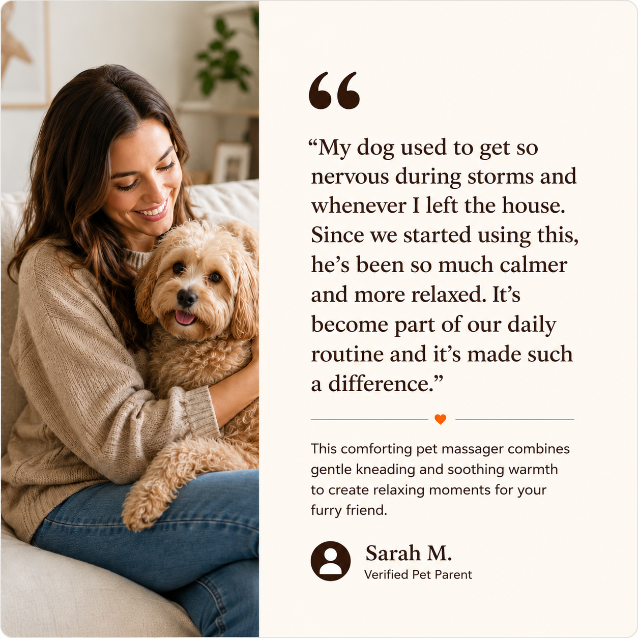 SMILEADYUS™ Calming Massager: For Pets & People 🐶