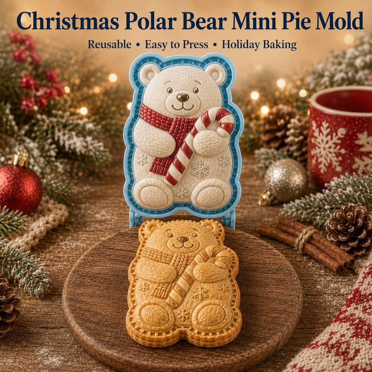 🎄16pcs-Design Christmas Mini Pie Mold Collection🥧