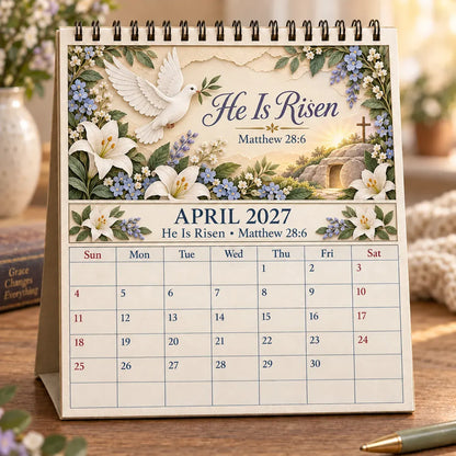 🔥 SPECIAL OFFER |✝️ 3D Christian Calendar 2027 | 12 Scripture Designs with Nature Scenes, Birds & Flowers for Faith-Filled Homes & Meaningful Gifts 🎁