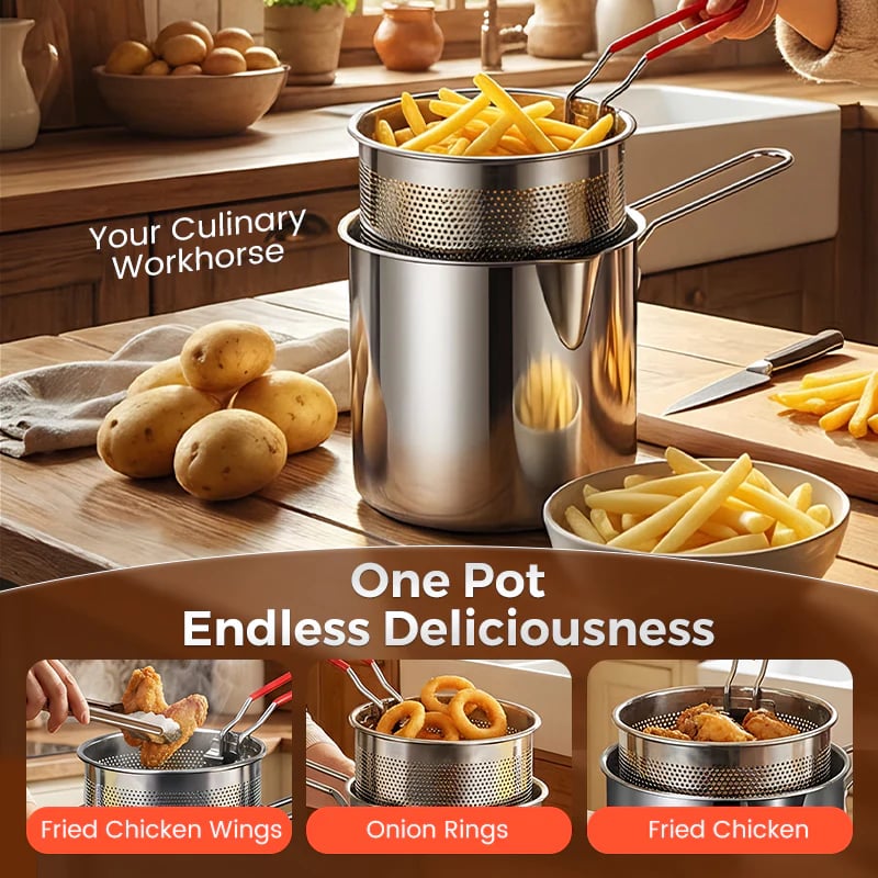 Multifunctional Stainless Steel Fryer