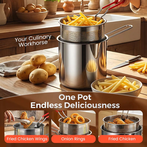 Multifunctional Stainless Steel Fryer