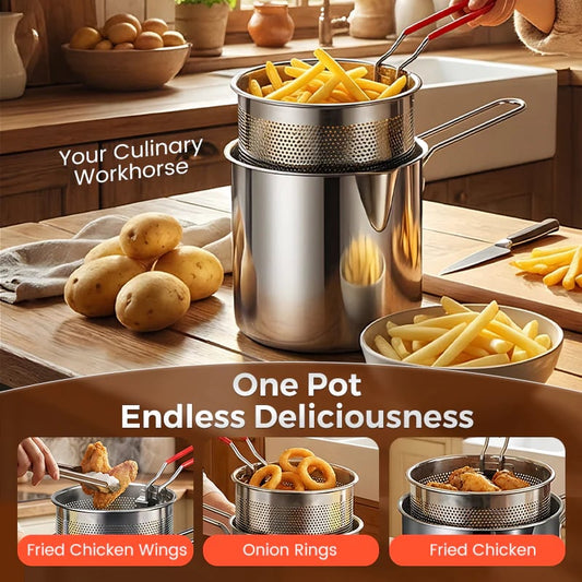 Multifunctional Stainless Steel Fryer