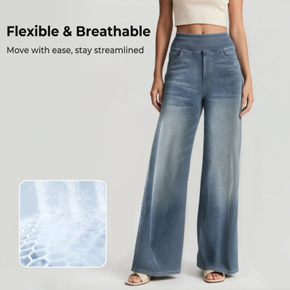 🔥Last Day 60% OFF🔥Women's High-Waisted Washed Baggy Wide