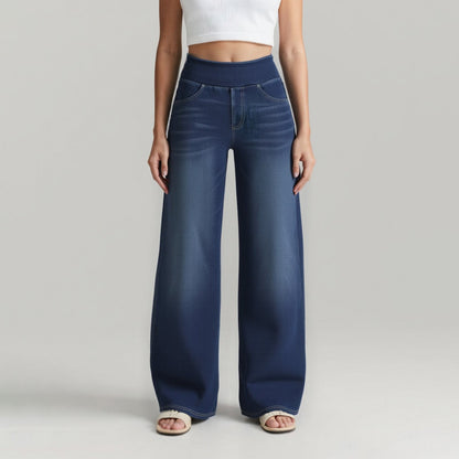 🔥Last Day 60% OFF🔥Women's High-Waisted Washed Baggy Wide