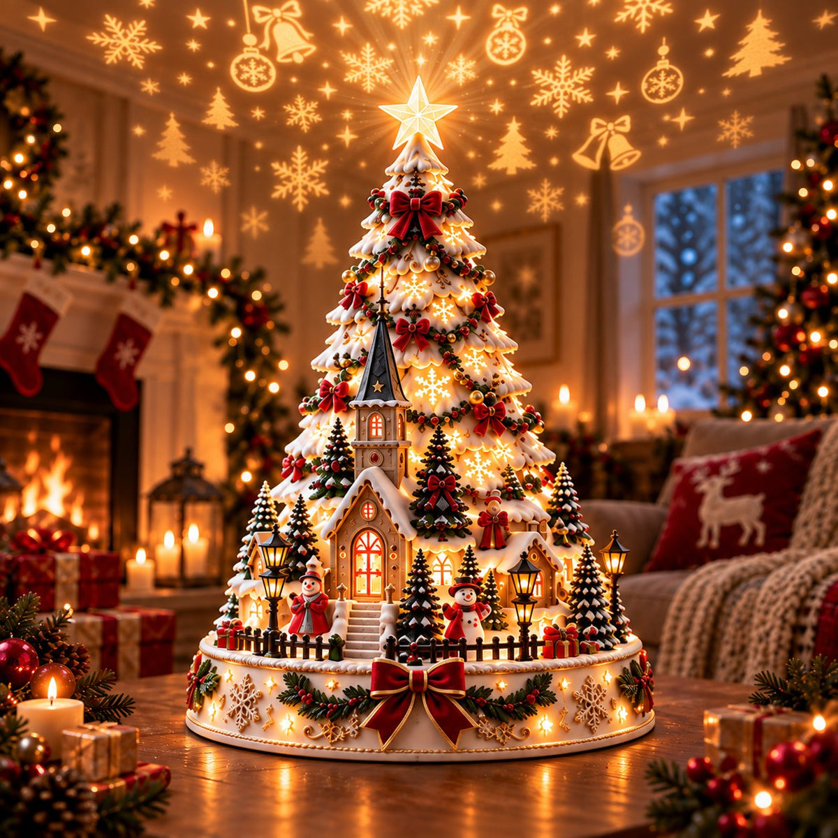 🏆 60,000+ Sold - 🎄MerryRealm Christmas Village Lightscape Tree