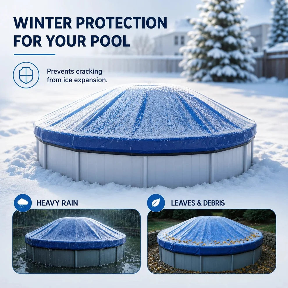 Uirway Heavy-Duty PVC Winter Pool Pillow for Above-Ground Pools