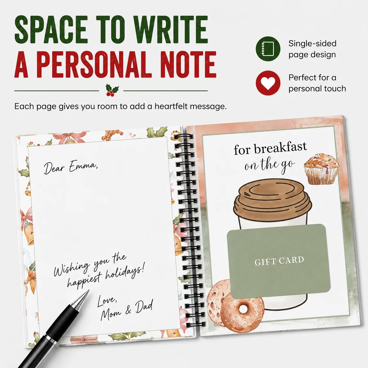 🔥 LIMITED-TIME 50% OFF - 🎄📚Christmas Gift Card Book