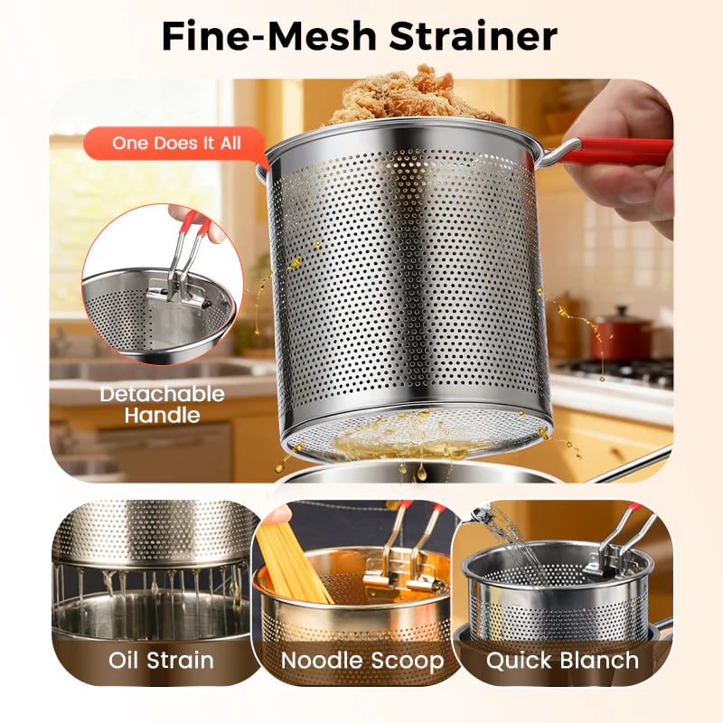 Multifunctional Stainless Steel Fryer