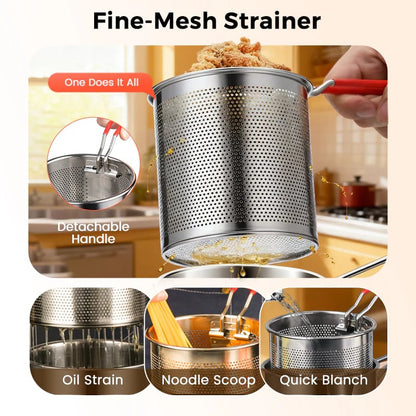 Multifunctional Stainless Steel Fryer