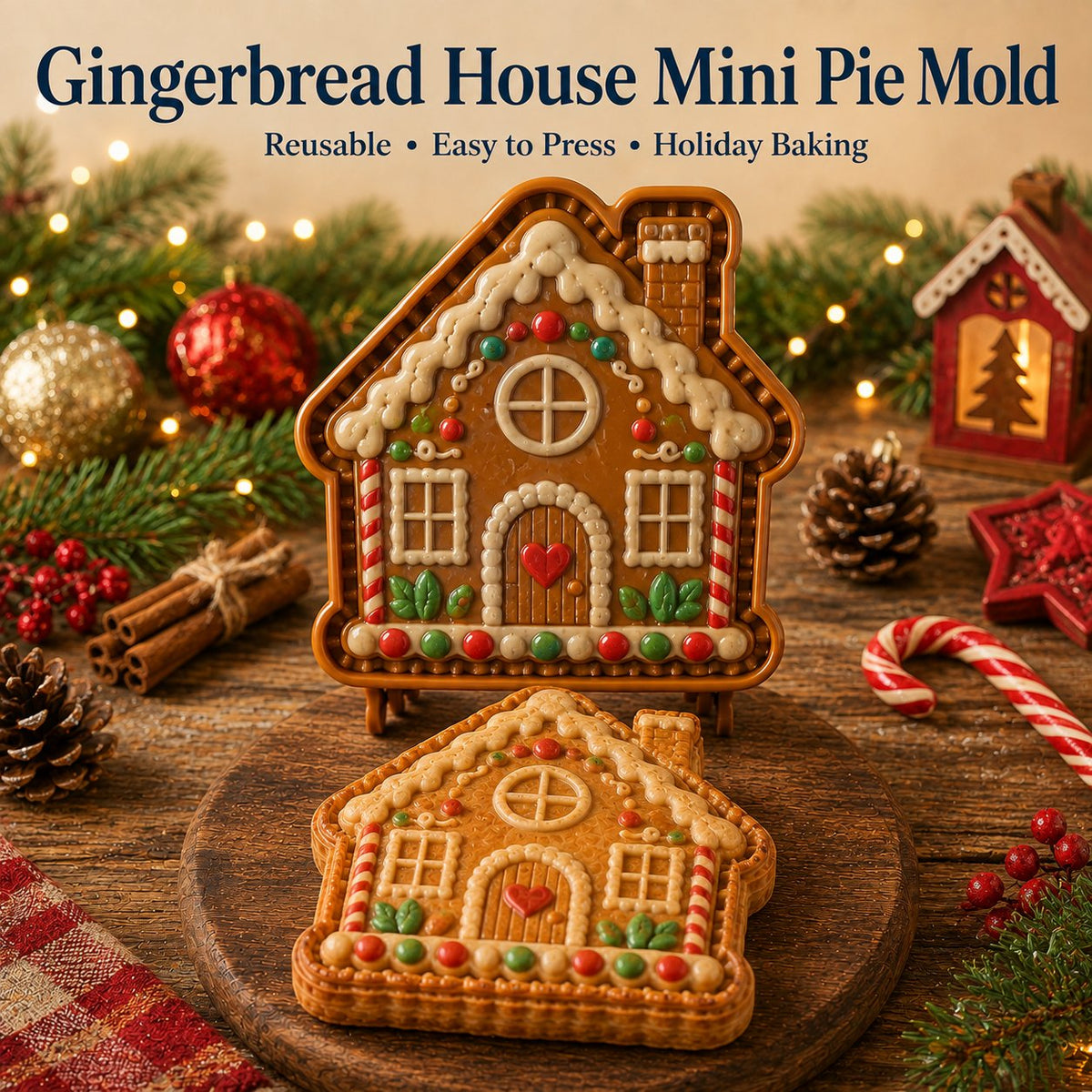 🎄16pcs-Design Christmas Mini Pie Mold Collection🥧