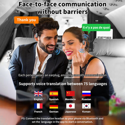 ⏰AI Translation Wireless OWS Bluetooth5.4 Earphones (Fit iOS & Android)