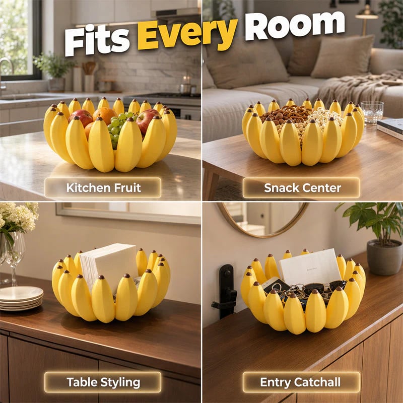 🍌Creative Banana Shape Fruit Bowl