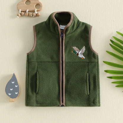 ✨Toddler Embroidered Vest – Cute Layer for Everyday Adventures