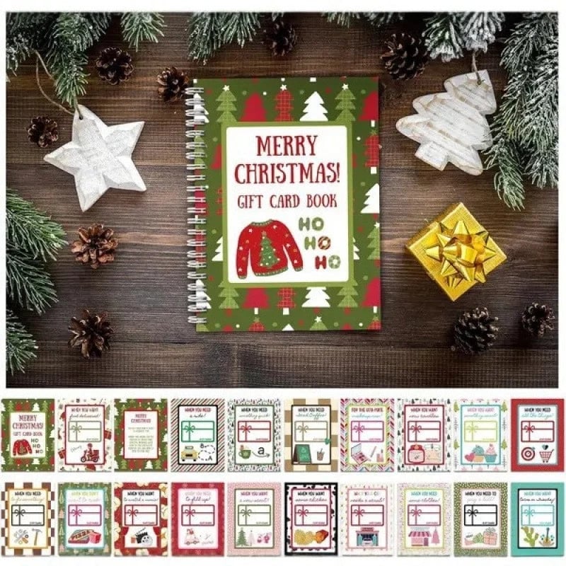 🔥 LIMITED-TIME 50% OFF - 🎄📚Christmas Gift Card Book