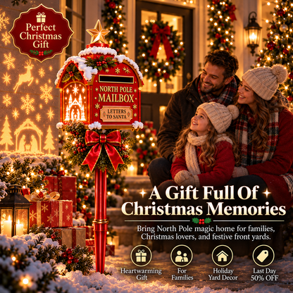 Santa’s North Pole Mailbox Christmas Projection Light
