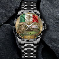 Luxury Men's Metal Strap With Calendar
