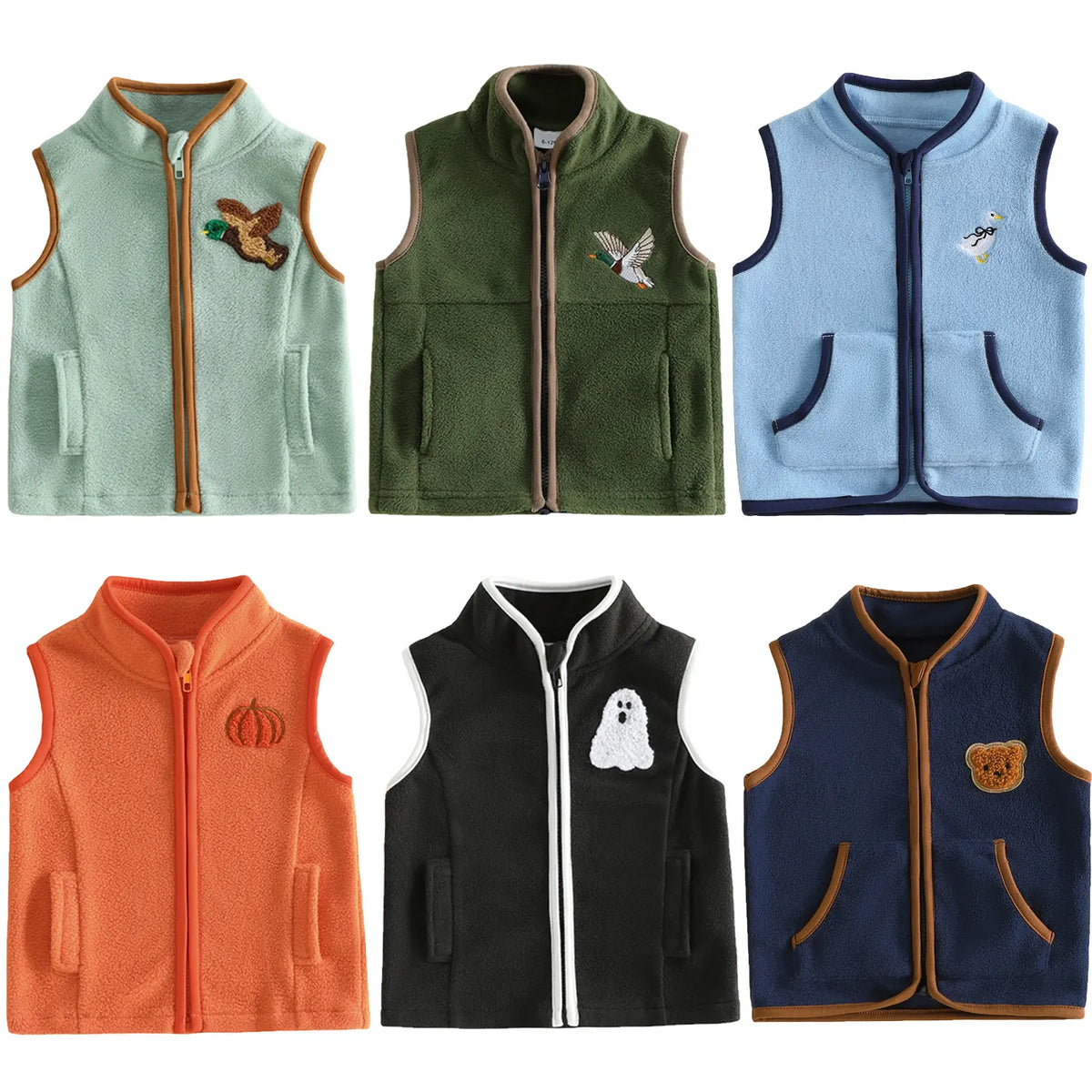 ✨Toddler Embroidered Vest – Cute Layer for Everyday Adventures