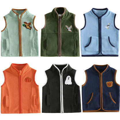 ✨Toddler Embroidered Vest – Cute Layer for Everyday Adventures