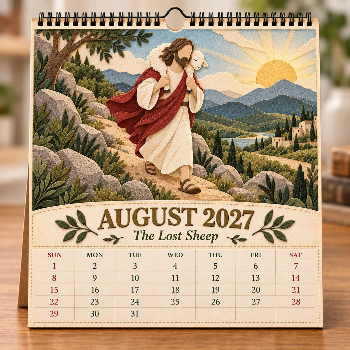 🔥 SPECIAL OFFER |✝️ 2027 Walking With Jesus Wall Calendar