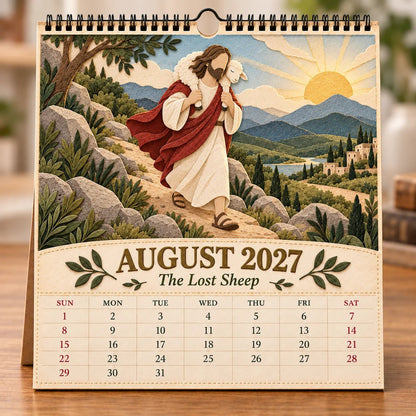 🔥 SPECIAL OFFER |✝️ 2027 Walking With Jesus Wall Calendar