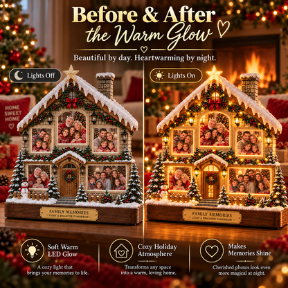 Home Sweet Home Family Photo Memory Lamp
